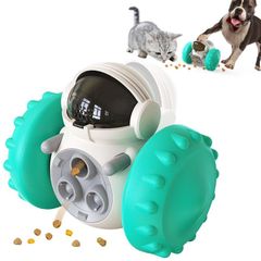 ペット給餌おもちゃ 犬猫 おやつ おもちゃ おや おやつボール 自動給餌器 倒れないエッグ 知育玩具 知育トイ 犬早食い防止 餌入れ フィーダ 運動不足対応 ストレス解消 難易度調節可能 ペット用品
