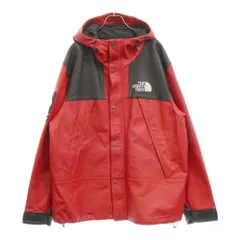 SUPREME (シュプリーム) 18AW ×THE NORTH FACE Leather Mountain Parka レザーマウンテンパーカー ジャケット レッド NP61807I