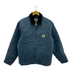 CARHARTT　WIP　カーハート　I027358　OG DETROIT JACKET　オリジナルデトロイトジャケット　中綿ジャケット　カバーオール　ダック地　Sサイズ　ブルー