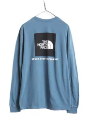 【お得なクーポン配布中!】 ノースフェイス 両面 プリント 長袖 Tシャツ メンズ L / The North Face アウトドア ロンT プリントT ロゴT クルーネック バックプリント