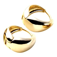 【A：ゴールド×ピアス】[Cream dot. クリームドット公式] ピアス レディース フープ 金属アレルギー ニッケルフリー キャッチレス 小ぶり 中折れ バイカラー コンビカラー マット 艶消し 上品