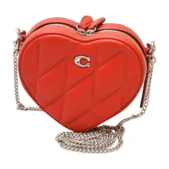 コーチ COACH ハート クロスボディ 14・ピロー キルティング ナッパ レザー CE766 チェーンショルダー 肩掛け レディース F-YA1059