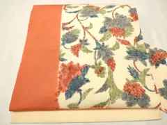 平和屋着物○摺型友禅 京都 多ち花 九寸名古屋帯 更紗花唐草文 鬼しぼ
