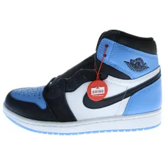 NIKE (ナイキ) AIR JORDAN 1 RETRO HIGH OG UNC エアジョーダン レトロ ハイカットスニーカー ブルー/ホワイト US7.5/25.5cm DZ5485-400