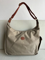 Longchamp 【新品】女性　バッグ　ル プリアージュ ショルダーバッグ 斜めがけ　 グレー　トートバッグ