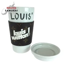 美品 LOUIS VUITTON ルイヴィトン モノグラム カップ ルイ ホワイト  
