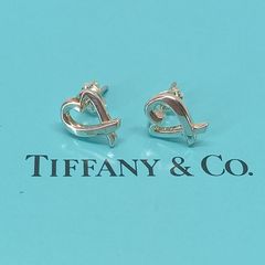 ラビング ハート スタッド ピアス 925シルバー  TIFFANY＆Co. ティファニー