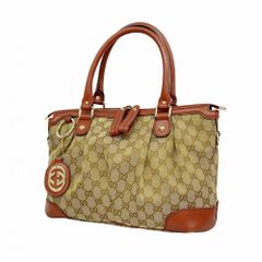グッチ(Gucci) グッチ トートバッグ GGキャンバス 247902 キャンバス ブラウン レディースのサムネイル