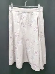◇ ⊂ ◎ MISCH MASCH ミッシュマッシュ 花柄 ミニ丈 フレア スカート サイズ36 ピンク マルチ レディース P  【1409090022050】