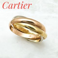 美品🌟Cartier トリニティ SM スリーカラー リング 49 約9号 U
