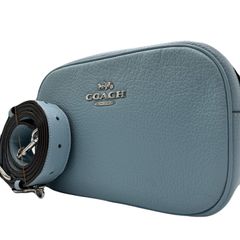 美品★コーチ リュックサック バックパック ターンロック グリーン系 チャーム付 すぐ届く*COACH*コーチ*スモール ターンロック スリング パック