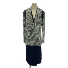 COMME des GARCONS 幾何学柄 ベスト ベロア コート - メルカリ