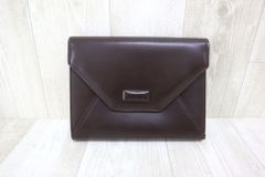 COACH コーチ 財布 三つ折り財布 レザー ダークブラウン こげ茶色のサムネイル