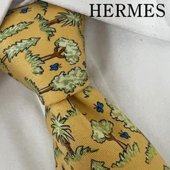 【極美品✨️】エルメス HERMES 総柄 飛行機 雲 青 スカイブルー ネクタイ 極美品✨️】エルメス HERMES 総柄 飛行機 雲 青 スカイブルー