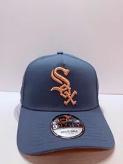 Newera シカゴホワイトソックス コミスキーパーク 9forty A-FRAME スナップバックキャップ ブルーカラー