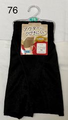 76ガードル　1分丈　ヘム加工　ブラック