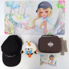 【中古】グッズセット 不知火フレア 活動5周年記念フルセット(箔押し複製サイン＆メッセージ入りポストカード付き) 「バーチャルYouTuber ホロライブ 不知火フレア 活動5周年記念」