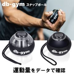 db-gym カウンター付き スナップボール 回転数 計測 オートスタート パワーボール 握力 前腕 筋トレ 手首 グリップ トレーニング器具