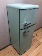 楽天市場】冷蔵庫 冷凍庫 小型 2ドア 114L 家庭用 レトロ 冷凍