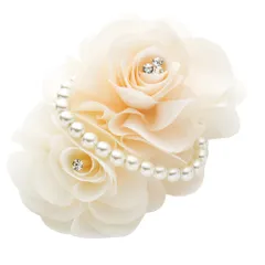【アイボリー×ワンサイズ】[Cream dot. クリームドット公式] コサージュ パール フォーマル 卒業式 卒園式 入学式 入園式 ママスーツ フラワー ビジュー ピン クリップ バイカラー 上品 華やか アクセサリー 