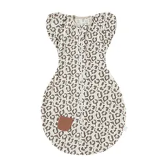 ☆ ヒョウ柄 ☆ L(6-9ヶ月) ☆ スワドル 着るおくるみ ガーゼ スワドル 着るおくるみ ガーゼ おくるみ スリーパー ベビー服 すわどる モロー反射防止 夜泣き 手が出せる 足が出せる 夜泣き対策 グッズ 新生児 出産祝い 女の子 男の子 ベビー用品