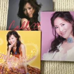 松田聖子シングル3点  🩶「Call me」 🩷「永遠さえ感じた夜」 💛  「I'll fall in love」のサムネイル
