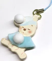 【中古】ストラップ プーさん(ブルー) 「くまのプーさん プーさん シークレットストラップ フルーツラテカラー WHITE POOH」 ディズニーストア限定