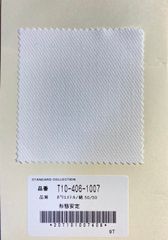 オーダーシャツ　白織柄　T10-406-1007 P50%C50% 形態安定
