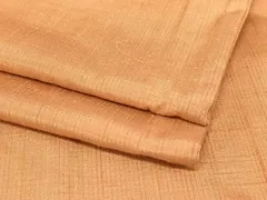 平和屋着物●上質な紬　色無地　浅緋色　正絹　逸品　AABB6592zg