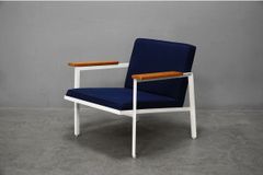 【希少 ヴィンテージ】HermanMiller(ハーマンミラー) ジョージ・ネルソン George Nelson スチールフレームラウンジチェア ant450-1