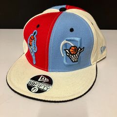 【むつ79-062305】NEW ERA × NBA Vintage クレイジーパターン CAP【併売】【中古】【メンズ】