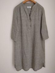 SCAPA スキャパ ワンピース Mサイズ レディース 長袖 リネン 新品