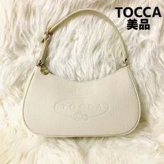 美品 TOCCA DEAR CRESCENT バッグ ショルダーバッグ 白