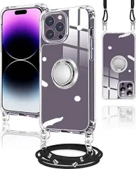 【在庫処分】iPhone 14 Pro 用 ケース クリア ショルダー ネック