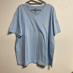 POLO  古着　XL   ブルー　カラーシャツ