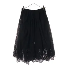 Vivienne Westwood Red Label (ヴィヴィアンウエストウッドレッドレーベル) 24SS レースフレアスカート 16-12-241010 ブラック レディース