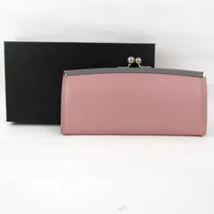 ポールスミス 長財布 がま口 小銭入れあり ウォレット ブランド レディース ピンク Paul Smith 【中古】