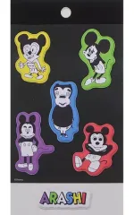 【中古】シール・ステッカー(男性) 嵐 ステッカーセット(嵐デザイン) 「ARASHI EXHIBITION “JOURNEY” 嵐を旅する展覧会」 ミッキーマウスグッズ