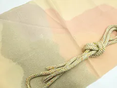 【一輝堂】【着物】和装小物　帯締め帯揚げセット　丹後縮緬　加賀染　25w02-2278