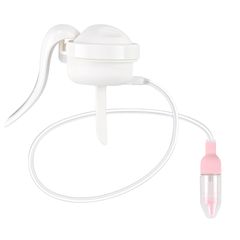 新品 PURAIMA鼻水吸引器、ポータブル鼻吸い器、逆流防止の鼻水吸引器 赤ちゃん、かわいい漫画の形、赤ちゃん 鼻水 吸引 洗浄便利 再利用可能の鼻水 出産祝い ポンプ式ベビー鼻吸い器 ホワイトのサムネイル