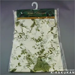 テーブルランナー180 ナチュラル ルドゥーテ インテリア 雑貨 額 バラ雑貨 薔薇雑貨 天使雑貨 エンジェル雑貨 図譜 インテリア 置物 壁掛け バッグ カップ アンティーク 雑貨 インポート 雑貨