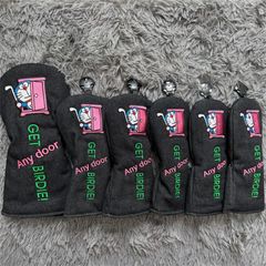 【6点セット】新品未使用 ドラえもん デニム ゴルフクラブヘッドカバーセット 組み合自由 父の日