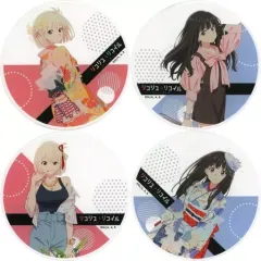 【中古】コースター 全4種セット アクリルコースター 「リコリス・リコイル×Gratte animatecafe」 メニュー注文有償特典