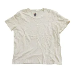 HAI SPORTING GEAR ハイスポーツ ヴィンテージ リネン混 フラワー刺しゅう Tシャツ アイボリー サイズM レディース 【中古】