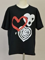 コムデギャルソン BLACK COMME des GARCONS Tシャツ/カットソー ハート XLサイズ ブラック レディース j_p F-S4485