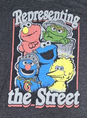 SESAME　STREET　セサミストリート キャラクターtシャツ Lサイズ　ブラック　 海外古着