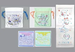 【中古】グッズセット 全6種セット ファブリックコレクション 「一番くじ ちいかわ ～なんかほっこり ちいかわの湯～」 H賞