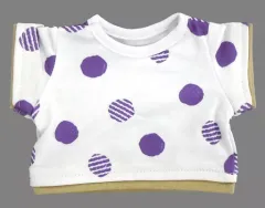 【中古】ぬいぐるみ ドットTシャツ(アイリス/一ノ瀬トキヤ/紫) PRINCE CAT専用コスチューム 「うたの☆プリンスさまっ♪」