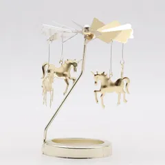 ☆ ユニコーン ☆ ロータリーキャンドルホルダー pmychold03 キャンドルホルダー 回転式 ろうそく キャンドルスタンド キャンドル ろうそく立て キャンドル立て まわる 回る 回転 ロウソク 蝋燭 北欧 癒し 高級感 インテリア 贈り物 ギフト