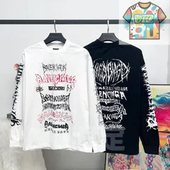 バレンシアガ　ロングＴシャツ 楽天市場】バレンシアガ Tシャツ（長さ（袖）長袖）（メンズ